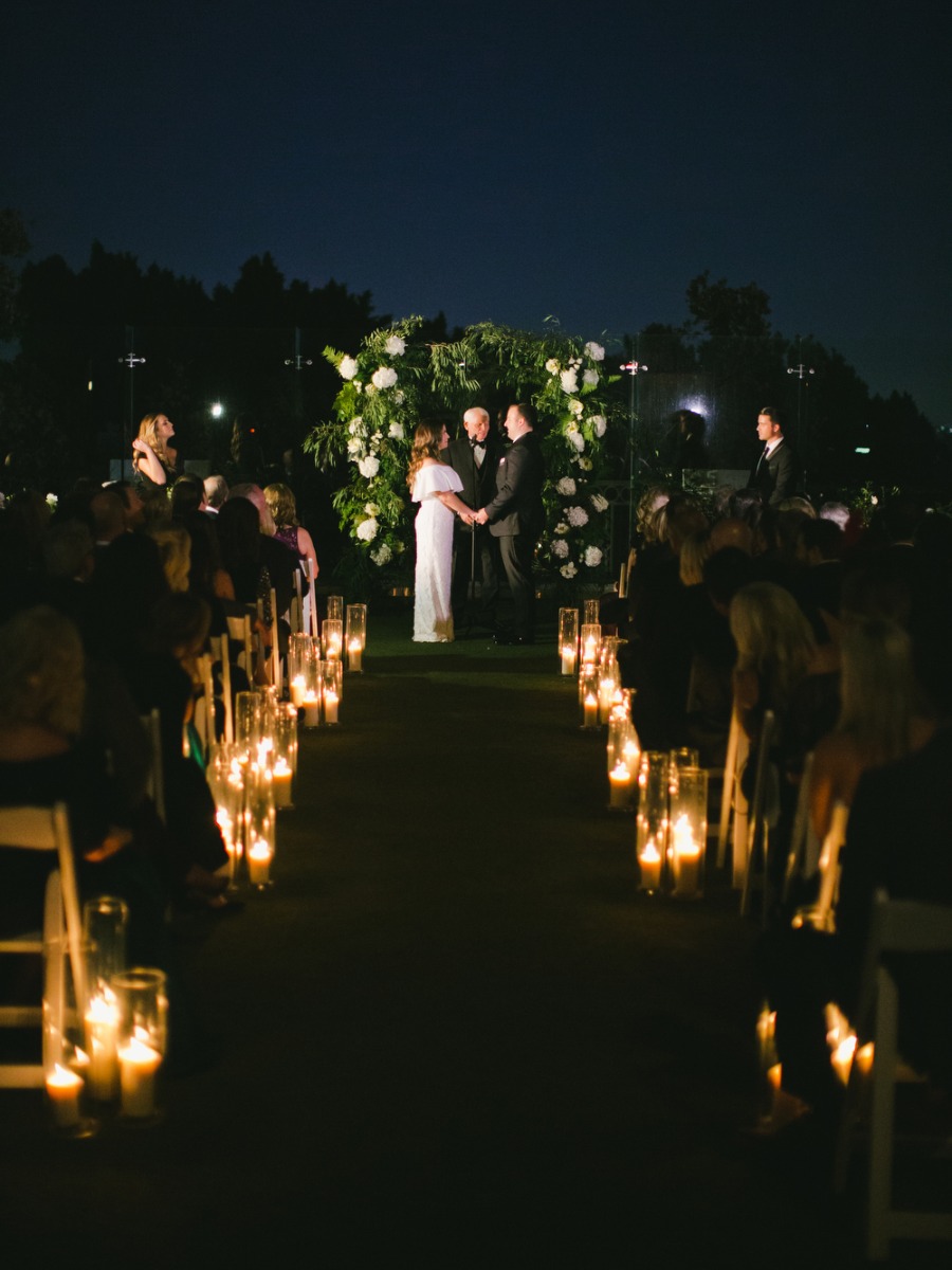 Modern Night Wedding at the London West Hollywood