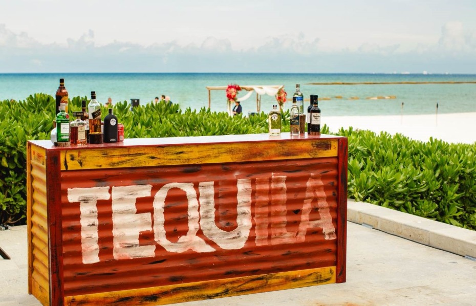 Cool tequila bar