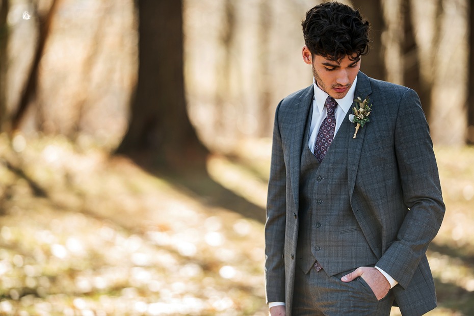 vintage groom look
