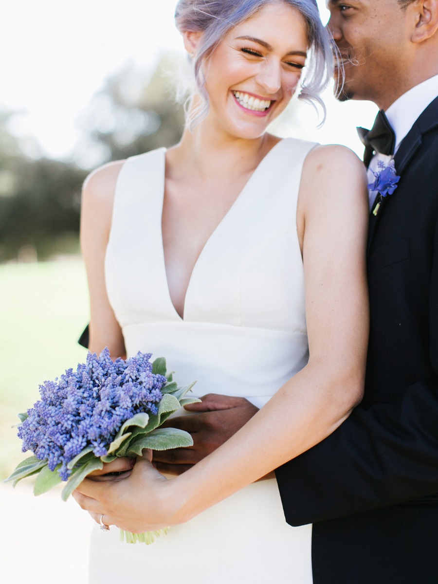 Modern Blue Lavender Garden Wedding Ideas