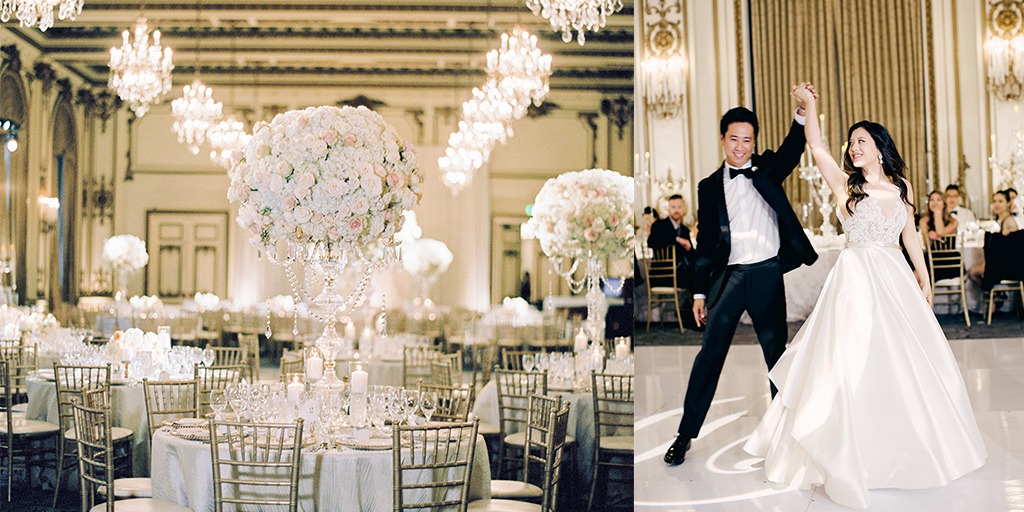 A Glam Gold And White Wedding In San Francisco