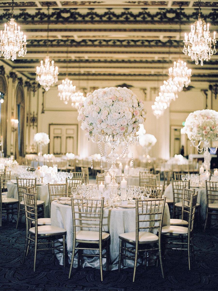 A Glam Gold And White Wedding In San Francisco