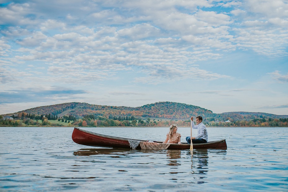 engagement ideas on in a canoe