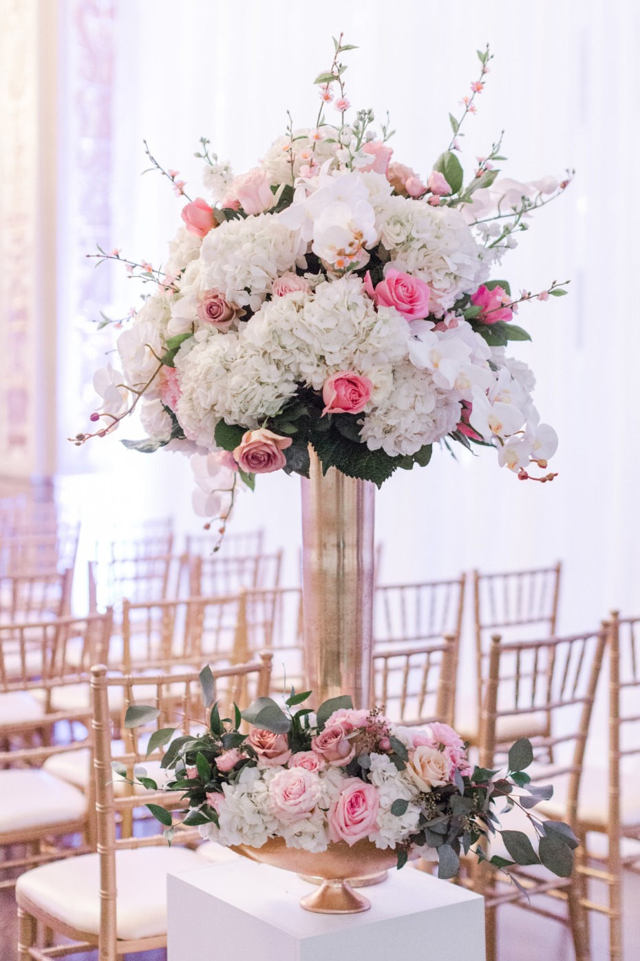 Tall ceremony bouquet