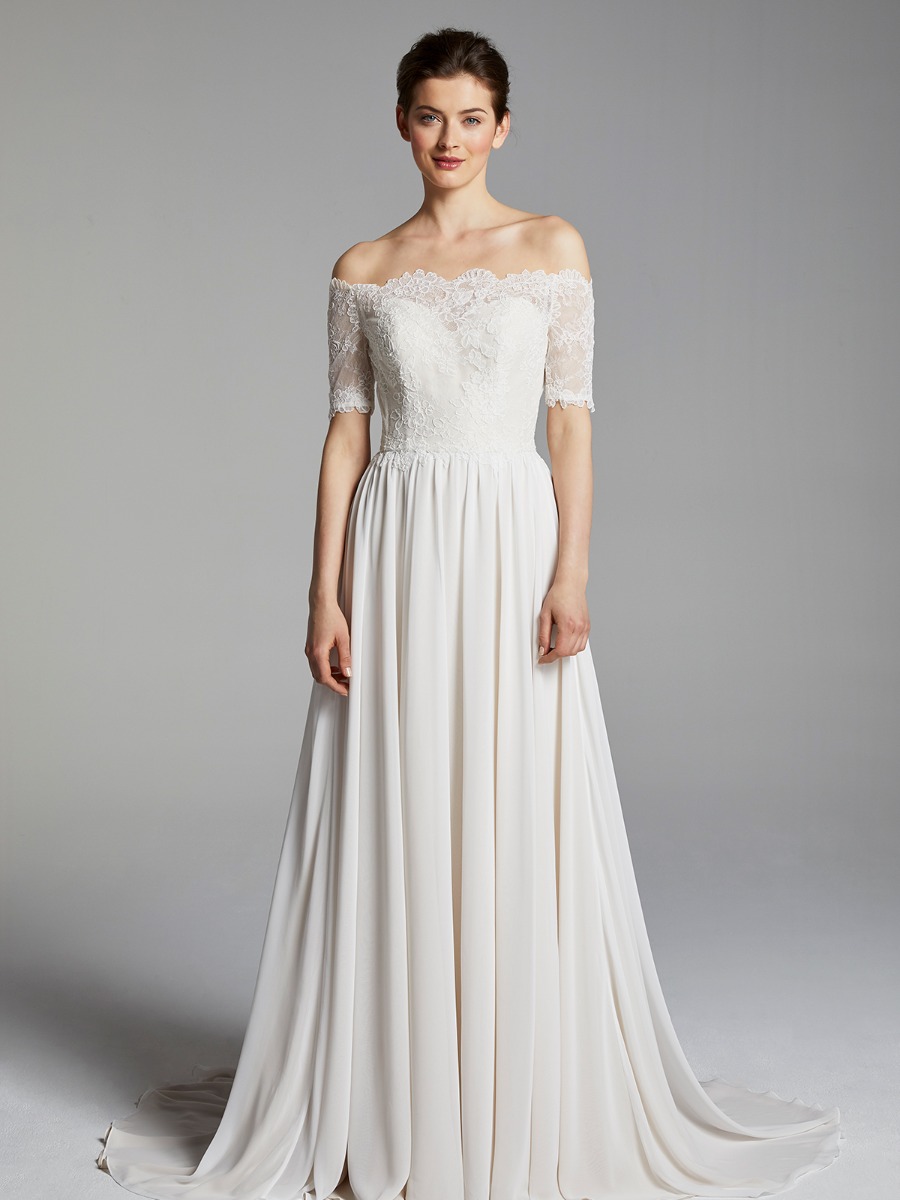 Anne Barge Spring 2019 Bridal Collection Blue Willow