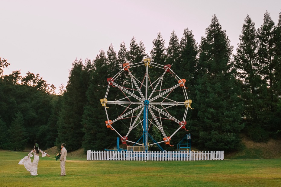 Ferris wheel at Calamigos Ranch
