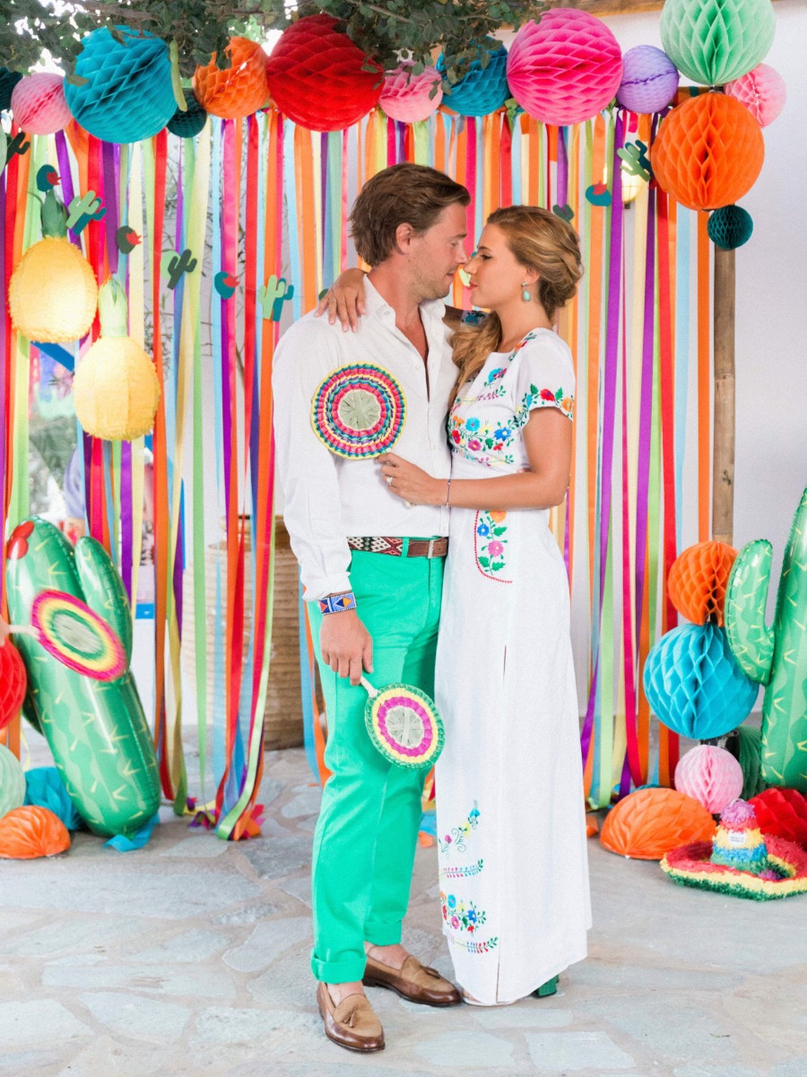 Colorful Pre-Wedding Mexican Fiesta in Greece: Part 1