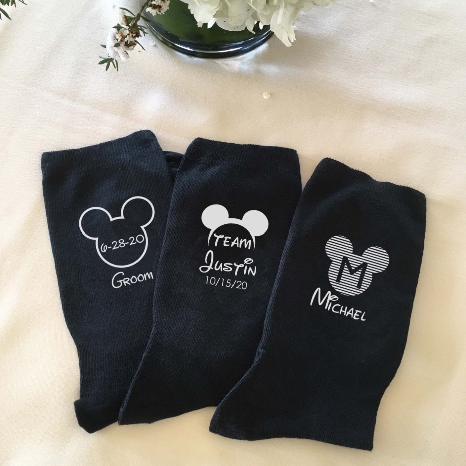 Disney Inspired Wedding Socks
