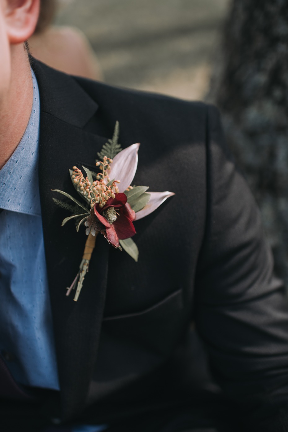 Spring inspired boutonniere