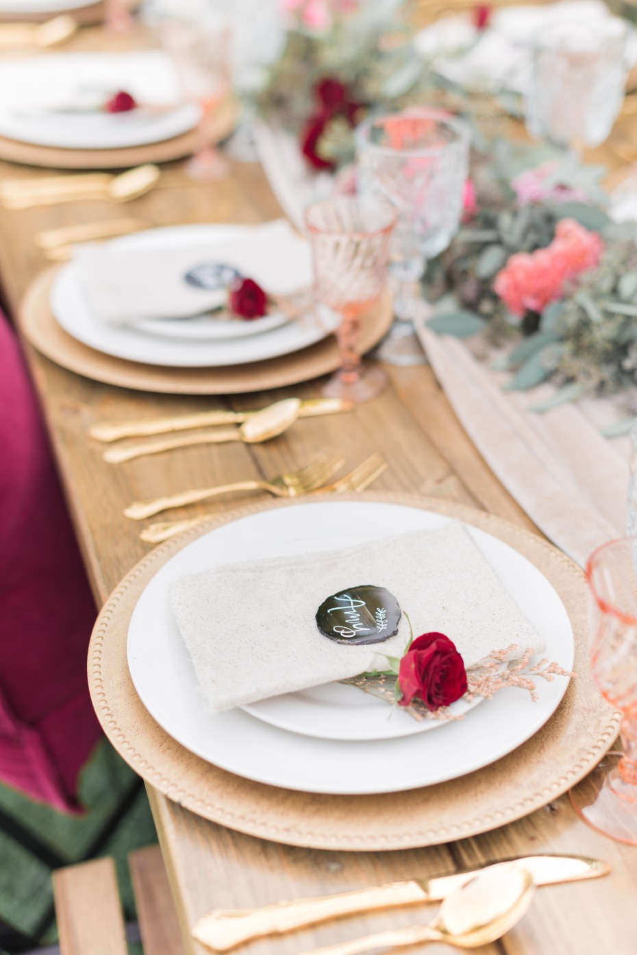 perfect Fall inspired wedding table