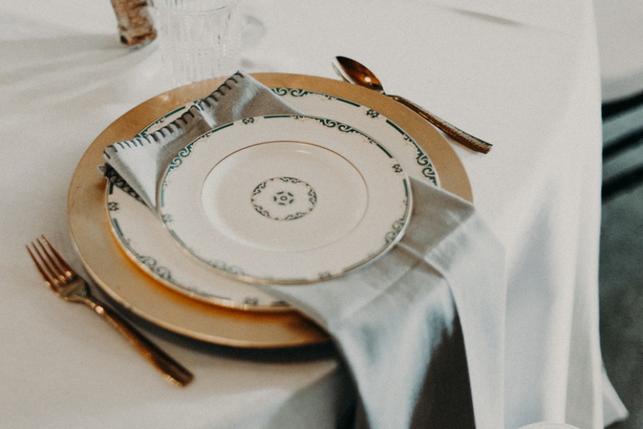 boho chic style wedding table