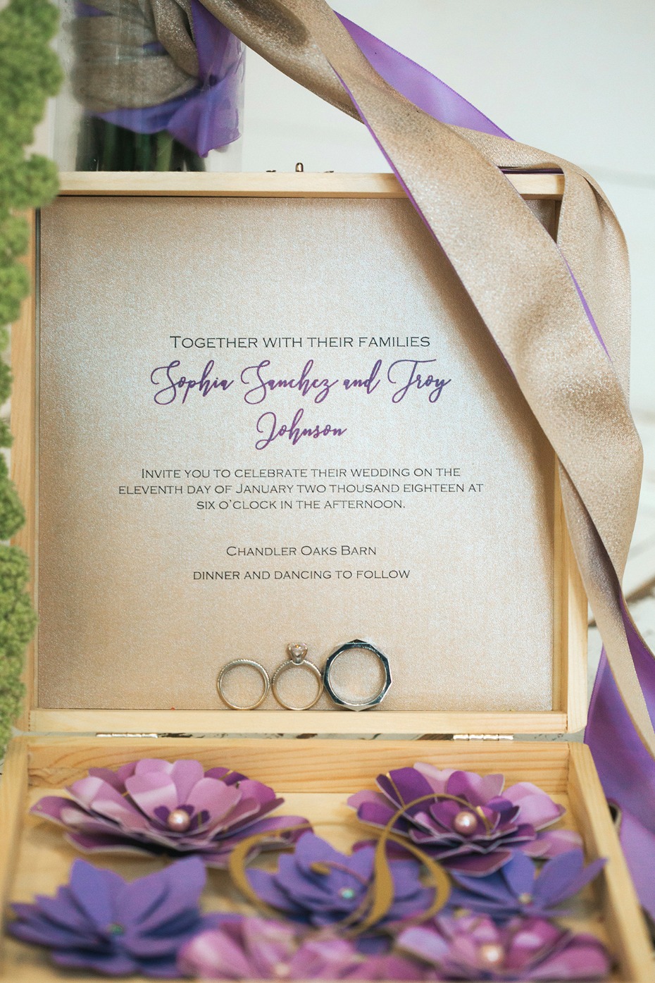 wedding invitation box