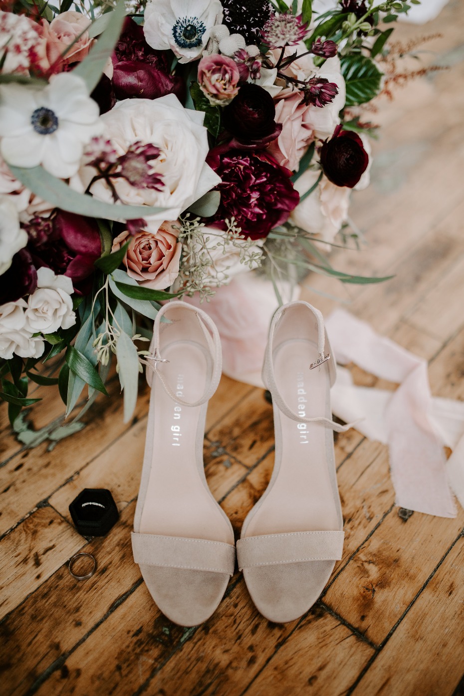 Beige wedding heels