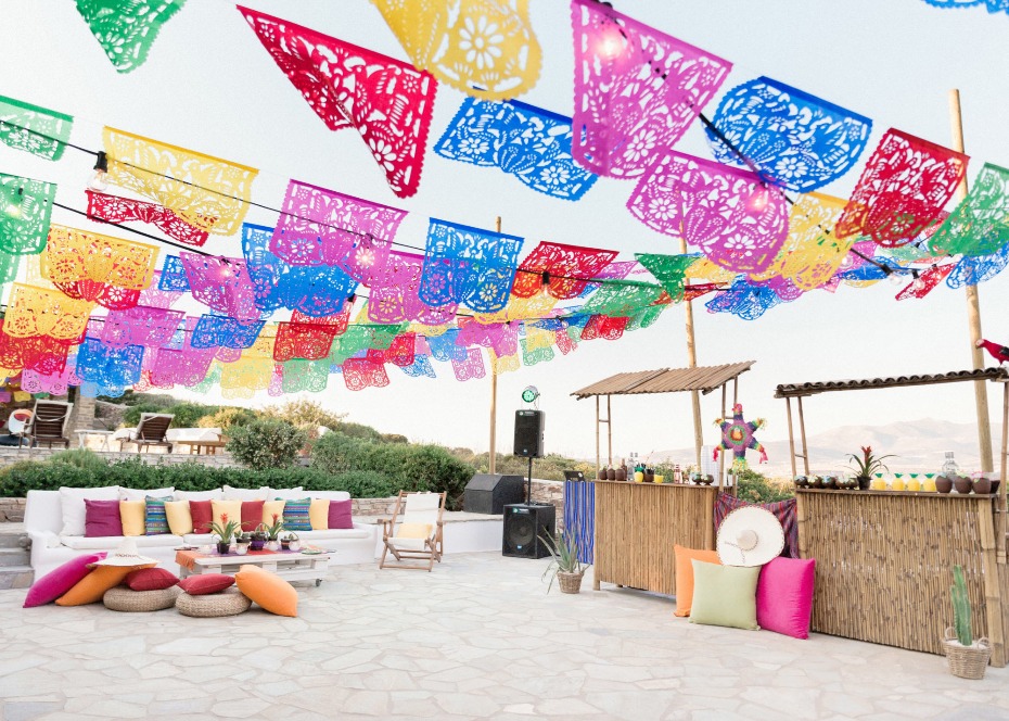 Pre-wedding fiesta decor