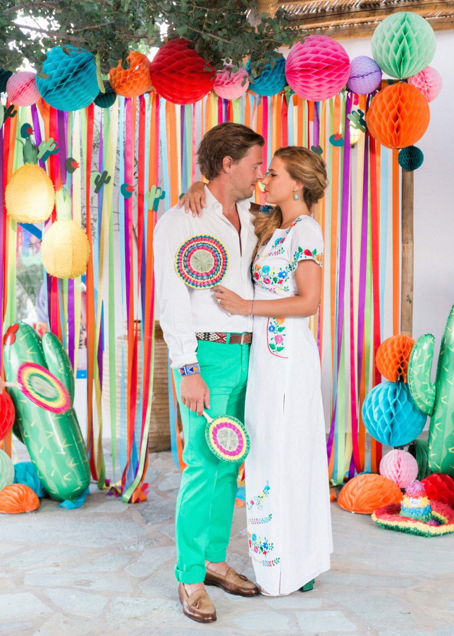 Stylish pre-wedding fiesta