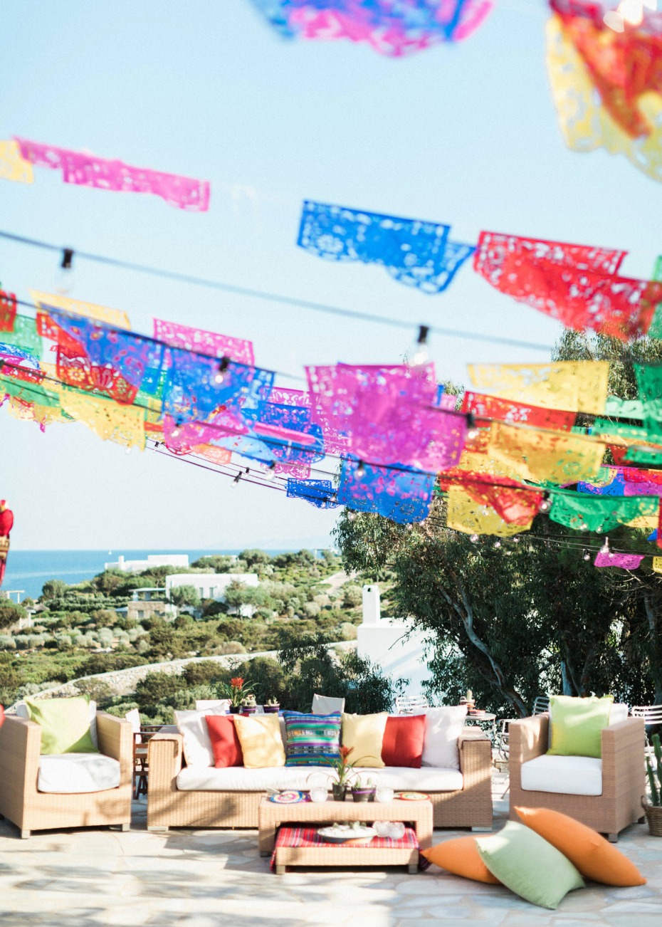 Pre-wedding Mexican fiesta decor