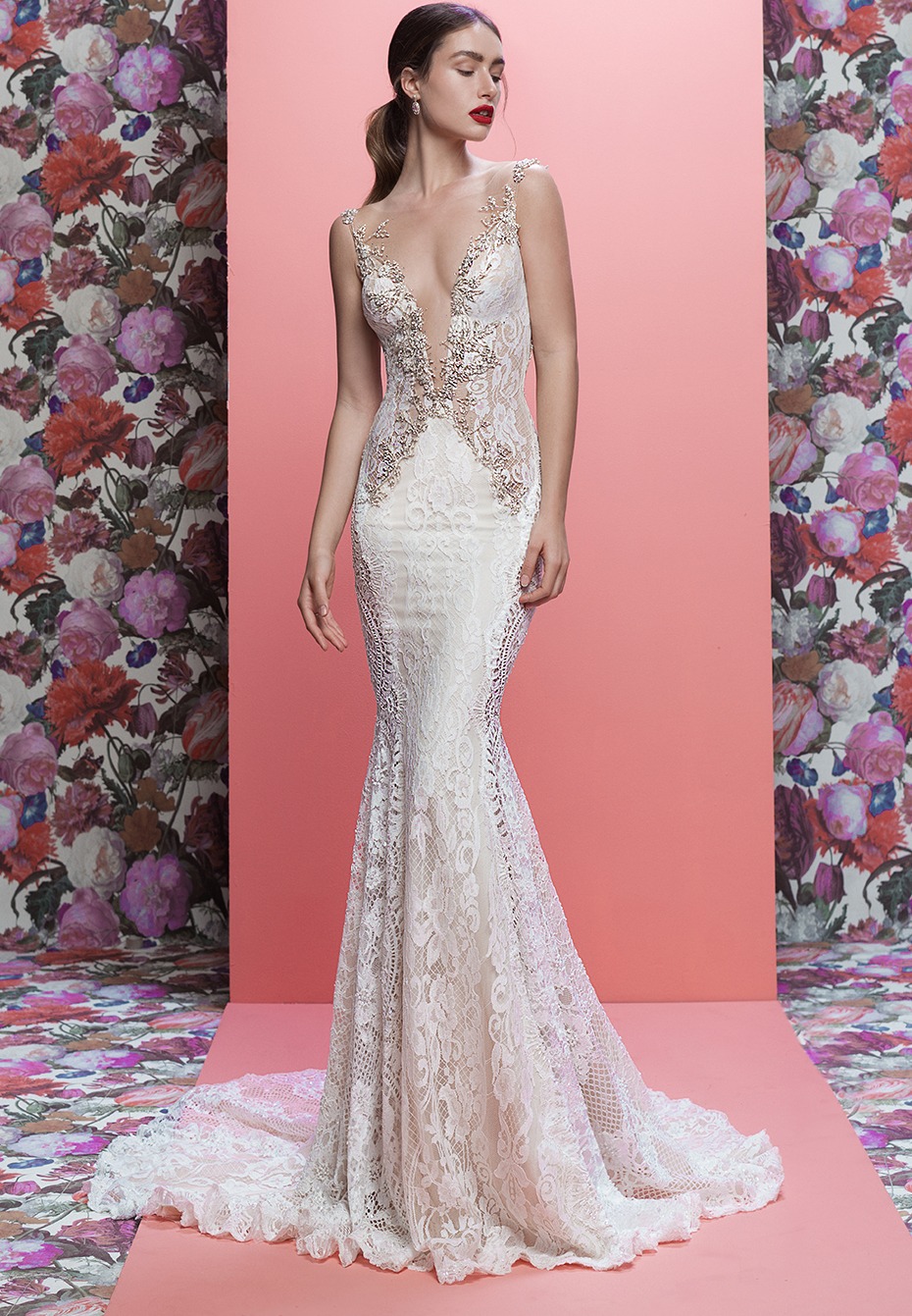 sexy lace wedding gown by Galia Lahav - The Luca