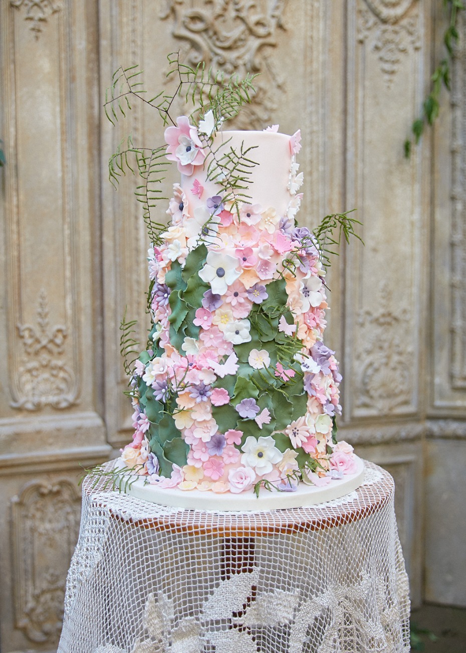 Spring wedding cake idea