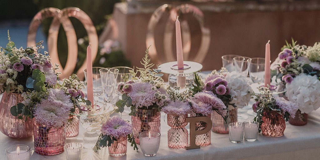 The Romance Is Undeniable at This Rose Gold Wedding In Spain