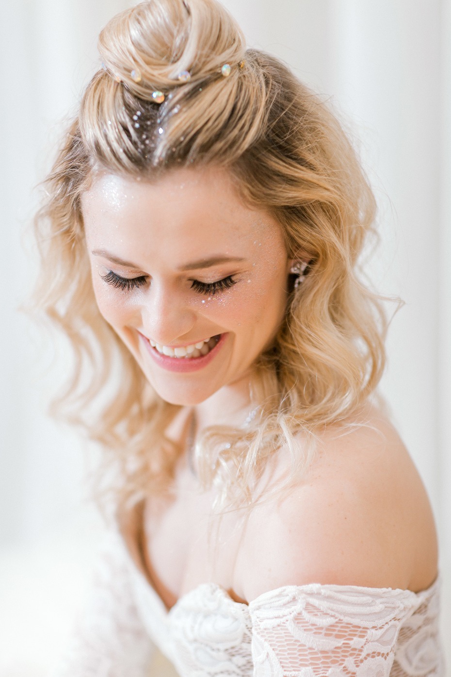 Festival inspired bridal makeup and hair