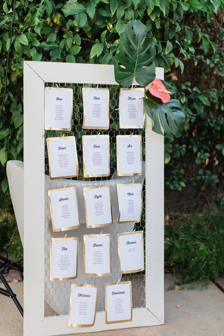 Simple seating chart idea