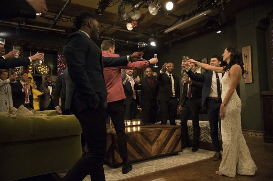 The Bachelorette Becca Kufin Toast on First Night