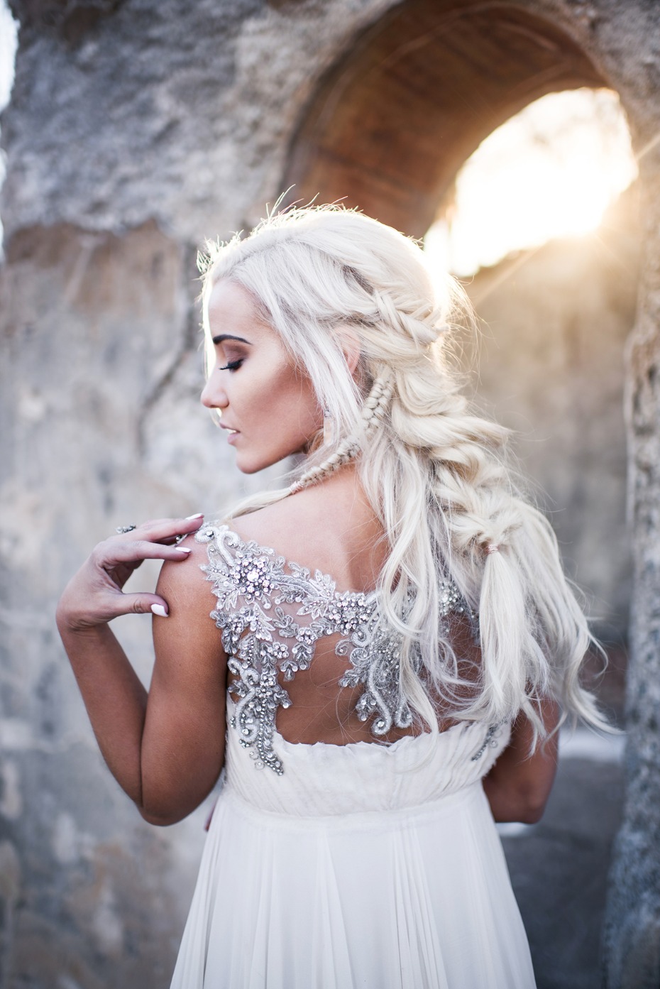 Khaleesi bridal style