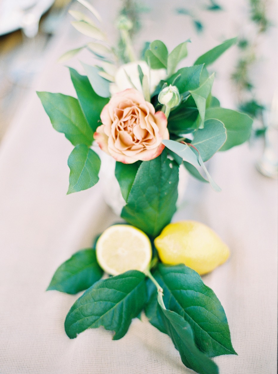 lemons wedding decor