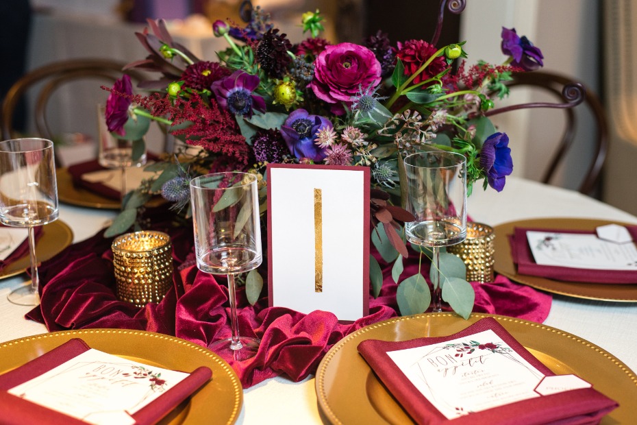 wedding table decor
