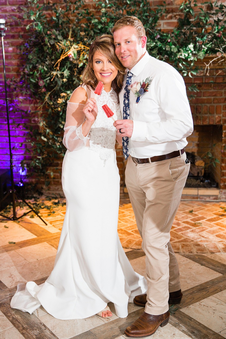 wedding reception popsicles