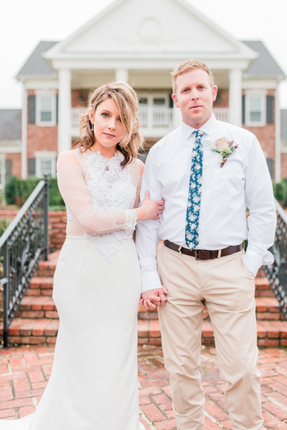 bride and groom wedding portraits