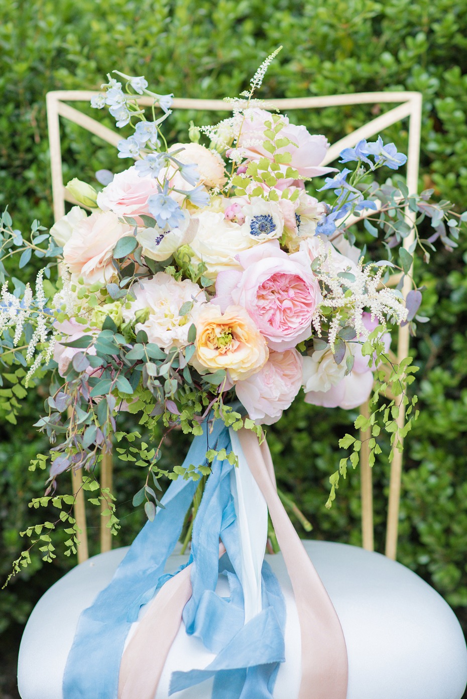 perfect pastel wedding bouquet
