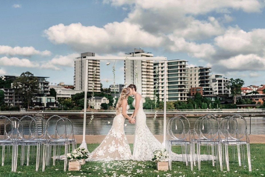 Blushing brides in Australia