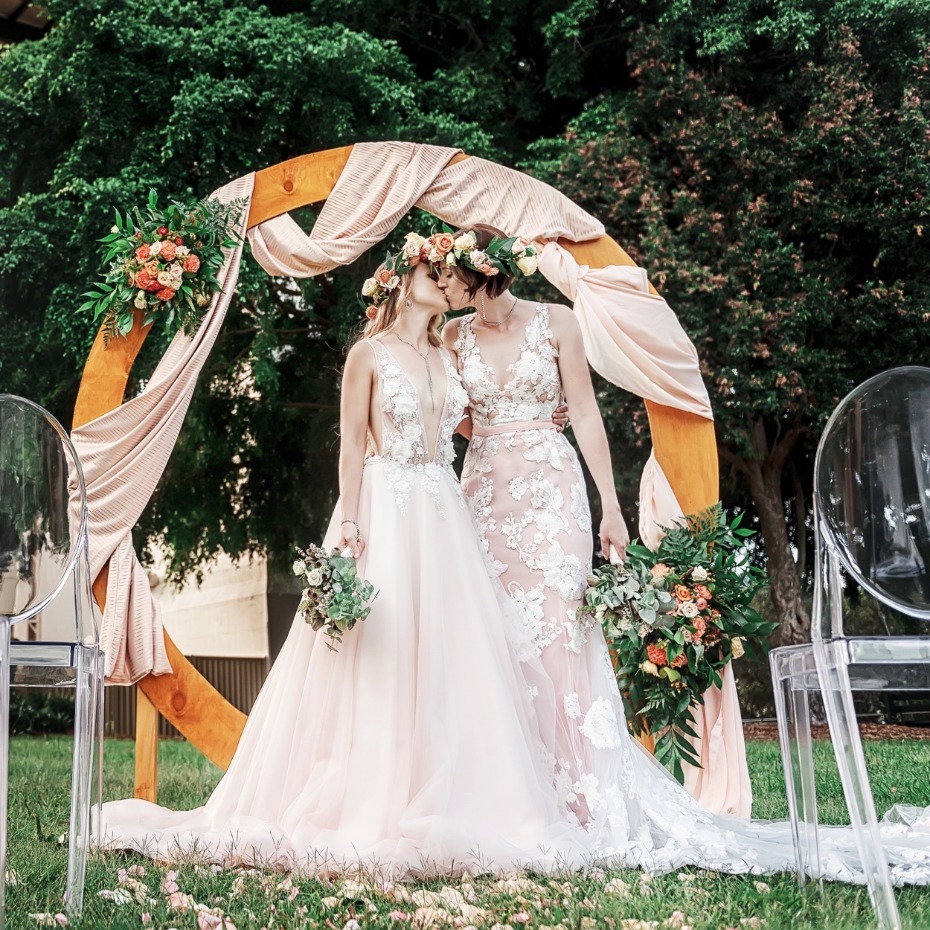 Gorgeous wedding dresses from Goddess By Nature
