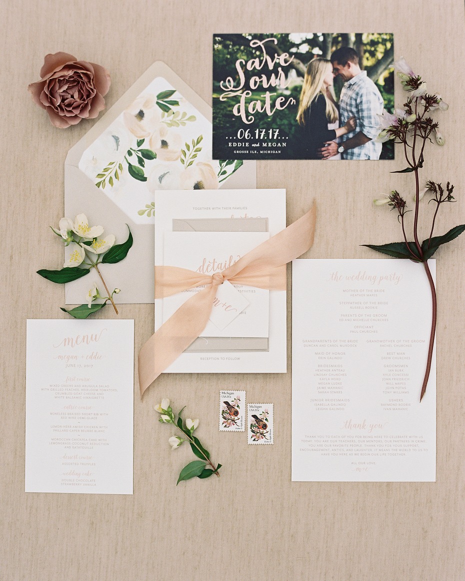 Whimsical invitation suite