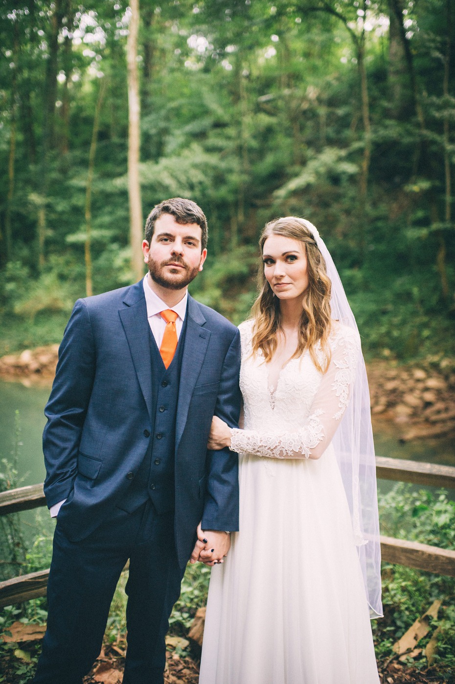 Woodsy outdoor wedding at The Lost River Cave