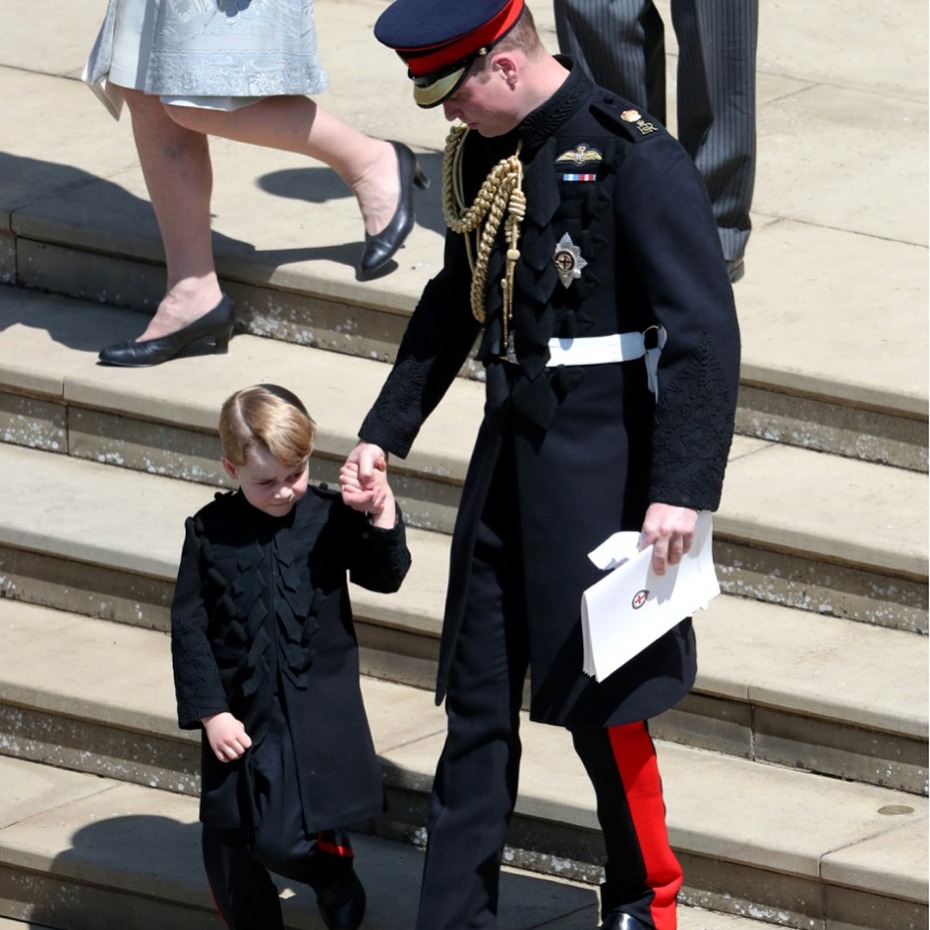 Prince George at Royal Wedding