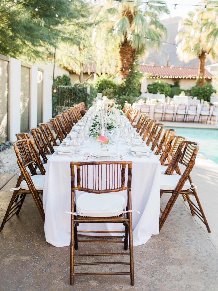 Tropical Modern Poolside Wedding in Palm Springs