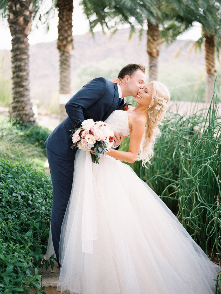 Sun kissed Arizona wedding