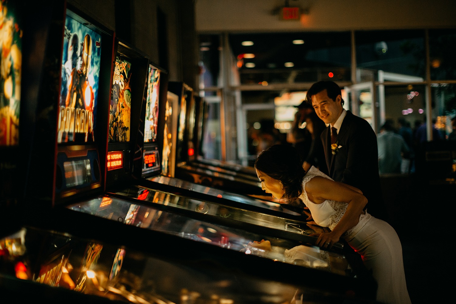 Have an arcade bar at your wedding