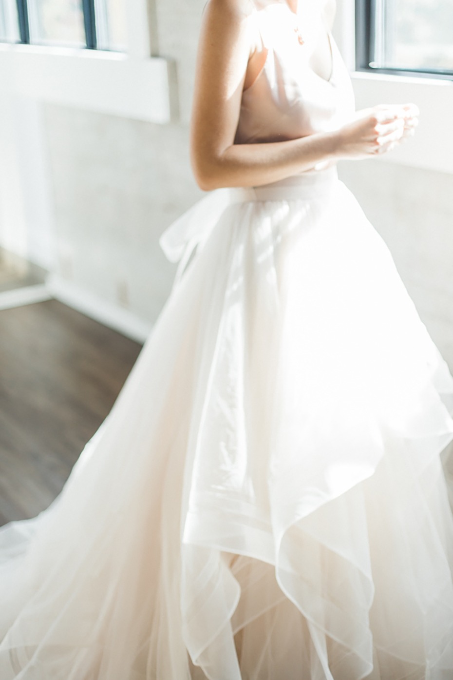 elegant wedding dress from BHLDN