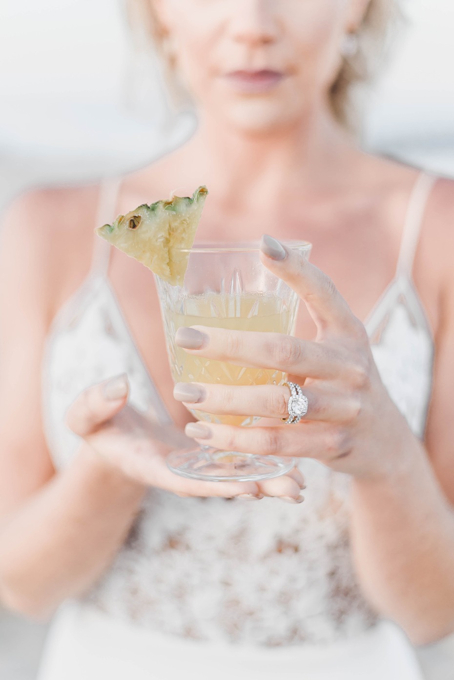 beach wedding cocktail
