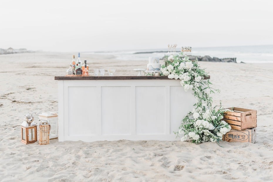 wedding bar on the beach
