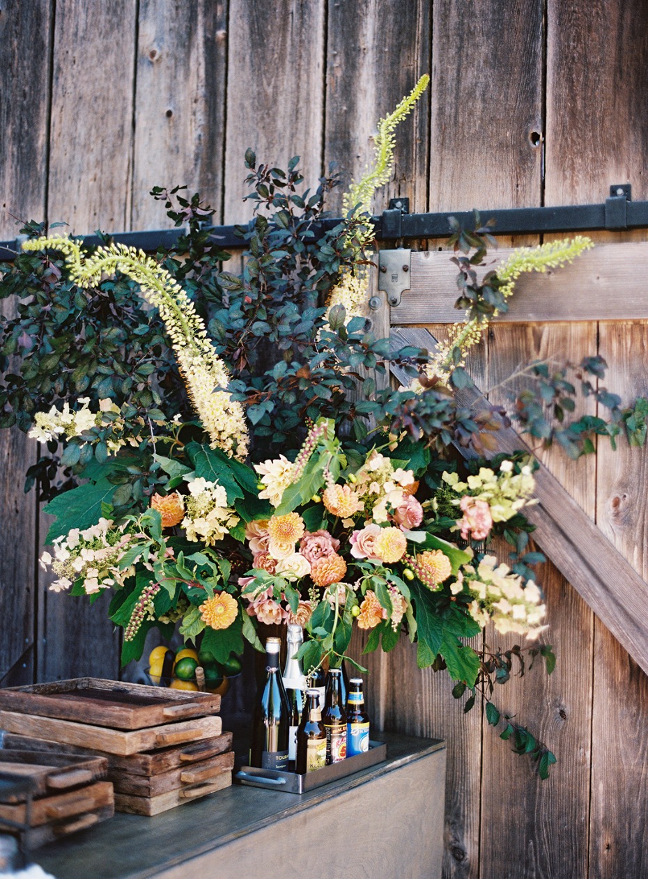 Bar floral arrangement
