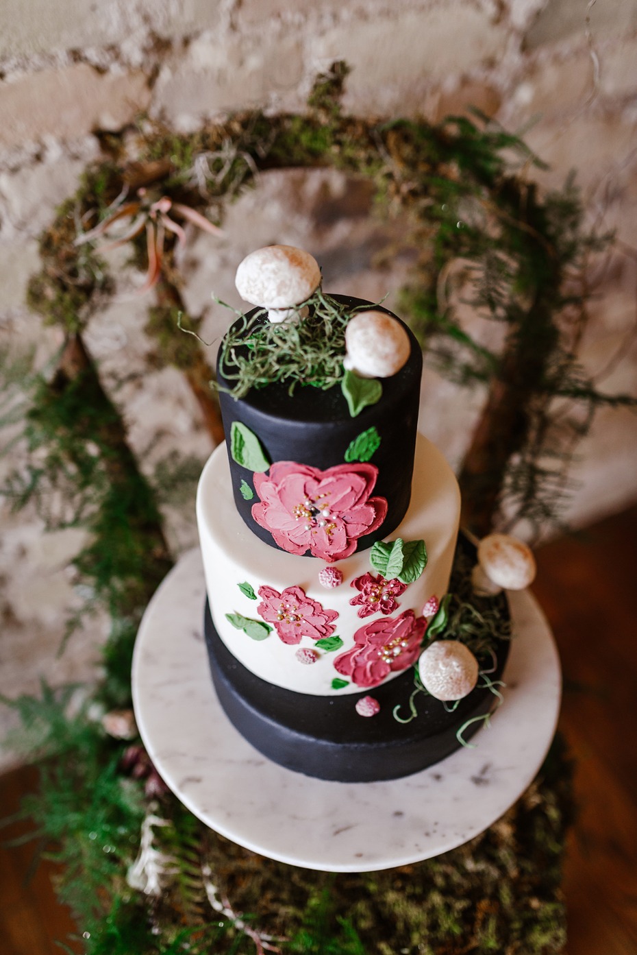 whimsical wedding cake idea