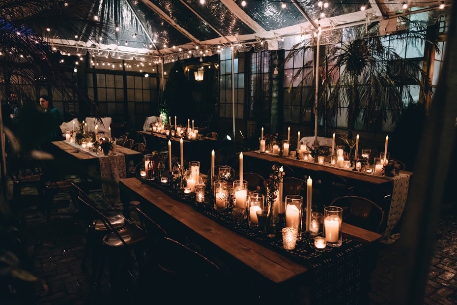 mystical and magical themed wedding reception