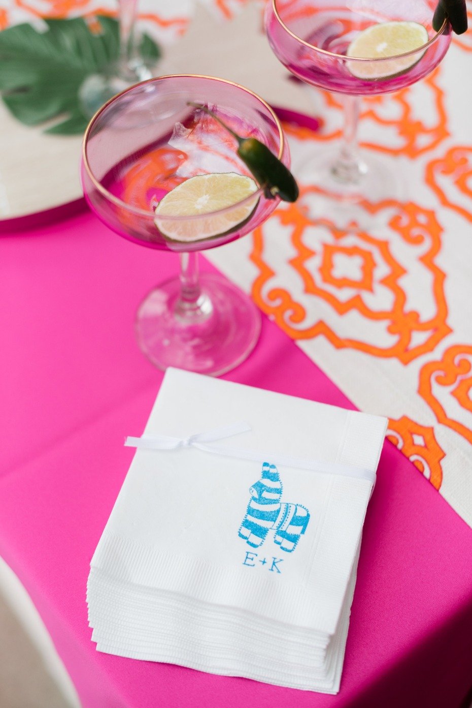 margaritas and cocktail napkins