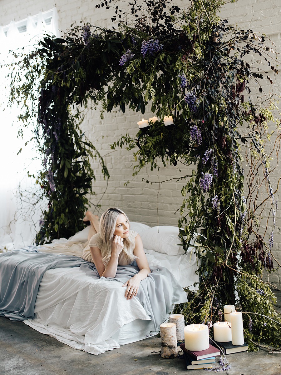 Secret Garden Style Boudoir Session