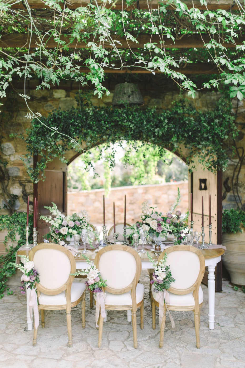 Secret garden winery wedding