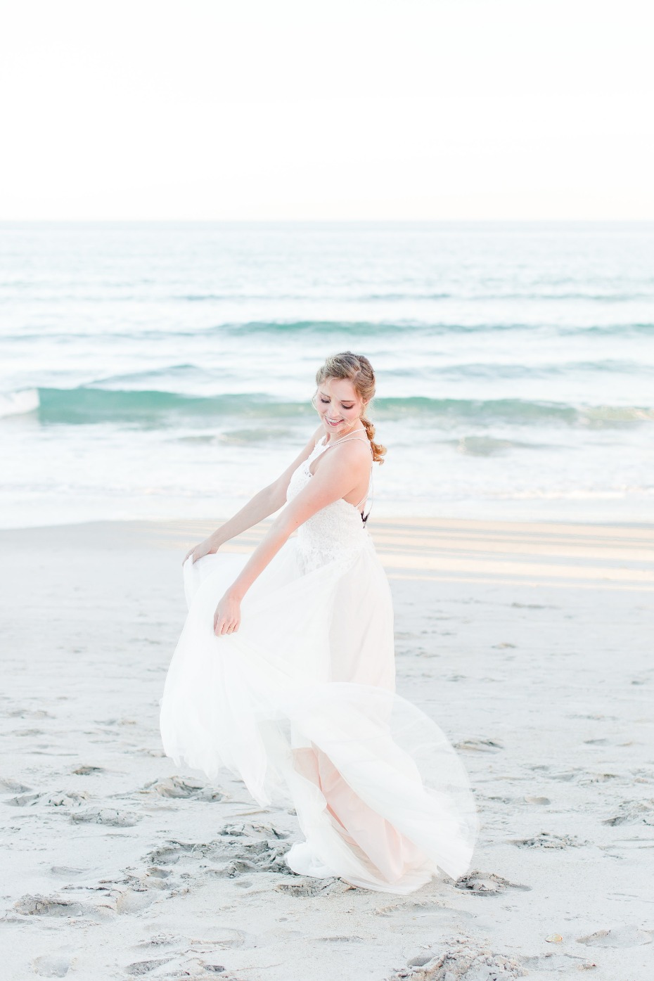 Beautiful beach bride